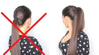 Coda alta Perfetta🤩🔥 FACILISSIMA  Perfect high ponytail It works👍 [upl. by Kcira]