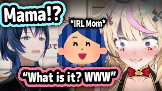 AoKuns IRL Mom Joins Polkas Stream And Cant Stop Laughing At Her【Hololive】 [upl. by Latimore]