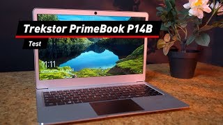 Trekstor PrimeBook P14B im Test TopDesign für Sparer [upl. by Astera]