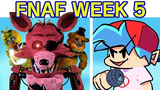 Friday Night Funkin VS Five Nights at Freddys FULL WEEK 15 Chica Foxy Bonnie FNF ModFNaF 1 [upl. by Clarissa]