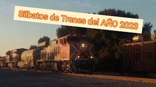 Silbatos de Trenes del año 2023 Cual es tu silbato Favorito [upl. by Demmahum168]