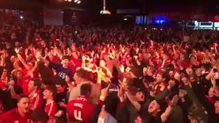 Liverpool fans sing the Virgil van Dijk song in Munich [upl. by Purcell]