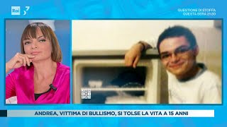 Il bullismo è una piaga sociale parla la mamma di Andrea Spezzacatena  Domenica In 03112024 [upl. by Gnak]