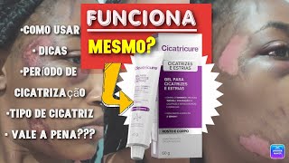 CICATRICURE GEL FUNCIONA Minha experiência em 1 mês de uso com fotos [upl. by Ahsiea501]