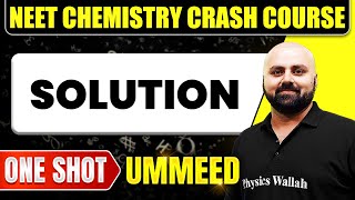 SOLUTION in 1 Shot All Concepts Tricks amp PYQs  NEET Crash Course  Ummeed [upl. by Anitsud801]