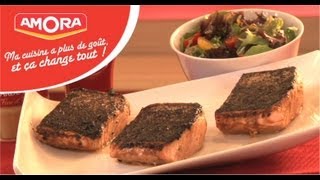 Pavé de saumon laqué au ketchup  750g [upl. by Burt]