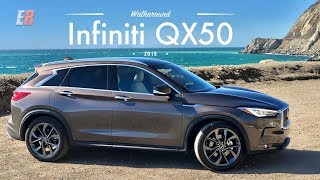 2019 Infiniti QX50 20 VCT  First Drive Impressions [upl. by Germin]