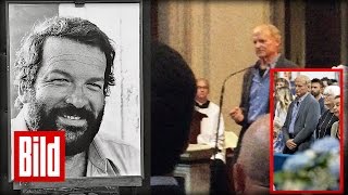 Bud Spencer Terence Hills Rede bei der Trauerfeier  rührend funerale [upl. by Badger]