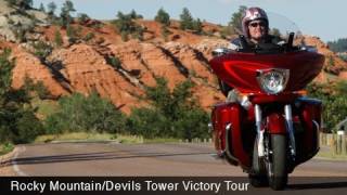 MotoUSA Victory Cross Country Tour to Devils Tower [upl. by Hairas737]