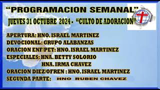 SEMANA 28 OCTUBRE AL 3 NOVIEMBRE 2024 [upl. by Aerdnaeel623]