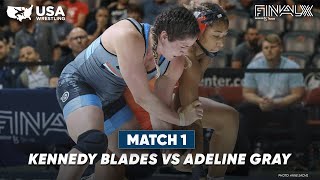 Kennedy Blades vs Adeline Gray  2023 Final X Round 1 [upl. by Shore840]