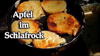 Kochen im Wald Apfel im Schlafrock [upl. by Ymar]