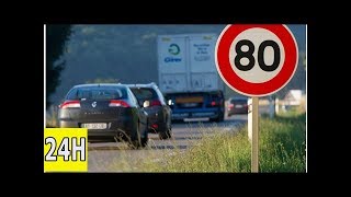 La limitation de vitesse sur les routes secondaires va passer de 90 à 80 kmh  09012018 [upl. by Laeria]