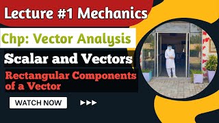 Scalar and Vectors Rectangular Components of a Vector by CGPA Genius [upl. by Adnohsat460]