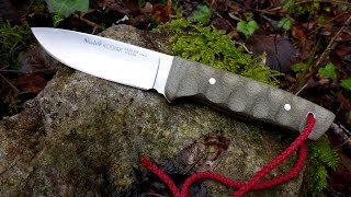 Muela Kodiak Knife Hunting knife in Sandvik 14C28N [upl. by Ahsinhoj]