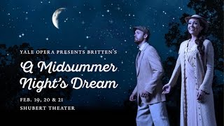 Yale Opera presents A Midsummer Nights Dream 2016 [upl. by Nylyahs64]