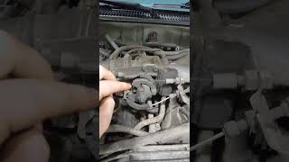 Throttle by wire vs a laundry line 🧵 mechanic cars broken tools EXPERTAUTOREPAIR classiccars [upl. by Hgielrebma]