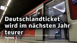 Das 49EuroTicket wird ab dem kommenden Jahr teurer [upl. by Hamachi]