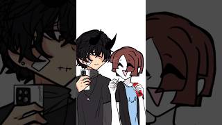 😳That pocky challenge🤭 SlenderxBacon☺️ edit roblox capcut ibspaintx [upl. by Perkins561]