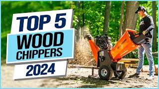 Top 5 Best Wood Chippers 2024 [upl. by Ecniv]