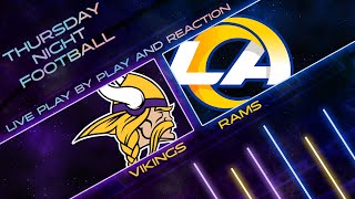 Vikings vs Rams Live Play by Play amp Reaction [upl. by Janet536]