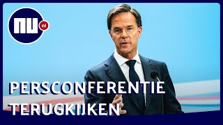 Rutte staat pers te woord na wekelijkse ministerraad  NUnl [upl. by Donnenfeld]