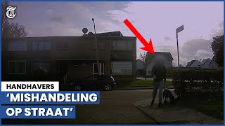 Politie confronteert vechtersbaas Daar komt die [upl. by Zennie141]