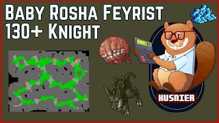 Baby Rosha Feyrist  130 Knight  Tibia [upl. by Hakvir]