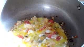 Salt fish and Egg omelette recipe [upl. by Lebna]