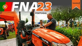 TAFE 6028  Innovative Compact Tractor Unveiling  Portugals Feira Nacional de Agricultura Event [upl. by Ayela]