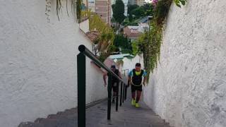 Entrenamiento subidas de escaleras con chaleco lastrado [upl. by Sherj]