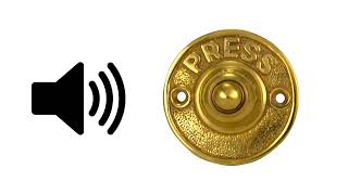 Old Fashioned Door Bell  Sound Effect [upl. by Wheaton]