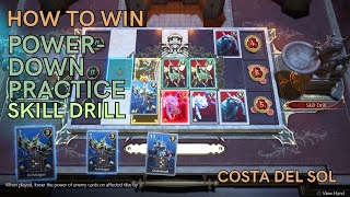 How to win PowerDown Practice  Costa del Sol Card Carnival 77  FFVII Rebirth Queens Blood [upl. by Aititel]