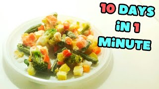 TimeLapse rotting Mexican vegetables in 1 minute vegetables rotting timelapses [upl. by Ellenehs]