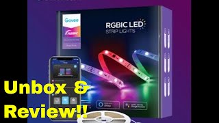 UnboxReview NEWEST Govee RGBIC WiFi Bluetooth LED Strip Lights H6143 amp H6144 [upl. by Leatrice]