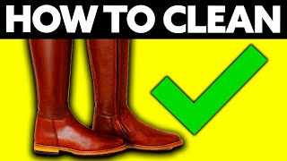 How To Clean Horse Riding Boots BEST Way [upl. by Nawak]