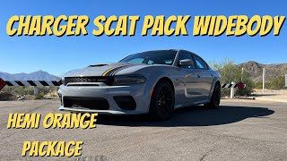 Dodge Charger Scat Pack Widebody Hemi Orange Review [upl. by Tollman758]