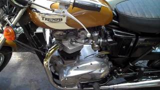 1972 Triumph T120 Bonneville [upl. by Mohorva]