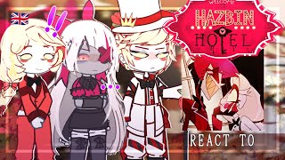 Hazbin Hotel react to Alastor amp Charlie Morningstar  TikTok  Gacha Club [upl. by Nehtanhoj]