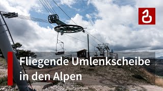 Sesselbahn mit fliegender Umlenkscheibe  La Moulière LAudibergue [upl. by Valeria]