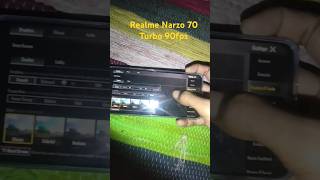 Realme Narzo 70 Turbo 90fps Test realmenarzo70turbo realmemobiles automobile shorts pubgtest [upl. by Nnaeerb404]