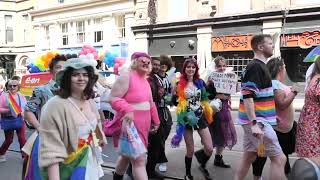 Notts Pride Parade July 2023 [upl. by Arrad]