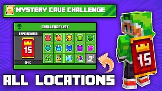 All Mystery Cave Challenge Puzzle Locations Revealed  MCC x Minecraft Live Event Cape Challenge [upl. by Urban]