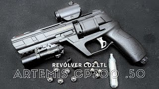 Revólver Co2 Artemis CP300 50 LTL Home Defense Paintball [upl. by Gene]