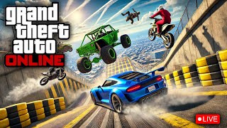 GTA 5 PARKOUR RACES I GTA V LIVE 🚔 [upl. by Haile965]