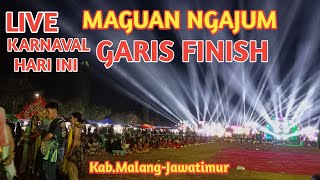 🔴LIVE FULL VIDEO GARIS FINISH KARNAVAL MAGUAN NGAJUM HINGGA SELESAI [upl. by Lerud]