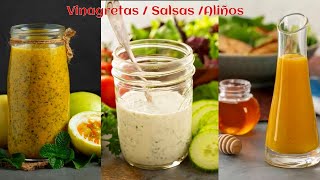 Aliños Salsas y Vinagretas El Secreto de Sabor para tus Ensaladas 🥗 [upl. by Belva204]