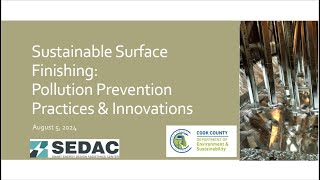 Sustainable Surface Finishing Pollution Prevention Practices amp Innovations  8524 [upl. by Geraud270]