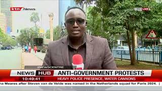 Antigovernment protests Current situation in Nairobi CBD [upl. by Sivrep895]