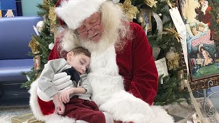 2YearOld Hospice Patient Sits on Santas Lap One Last Time [upl. by Netnerb821]